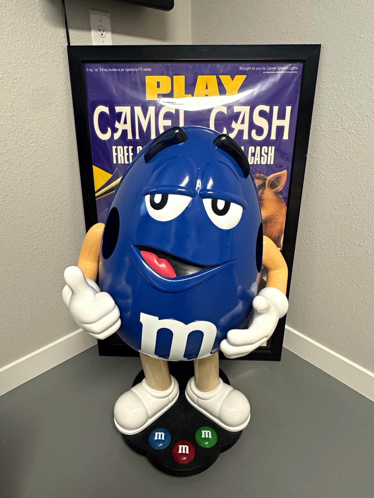 RARE M&M\'s Blue Character Store Display