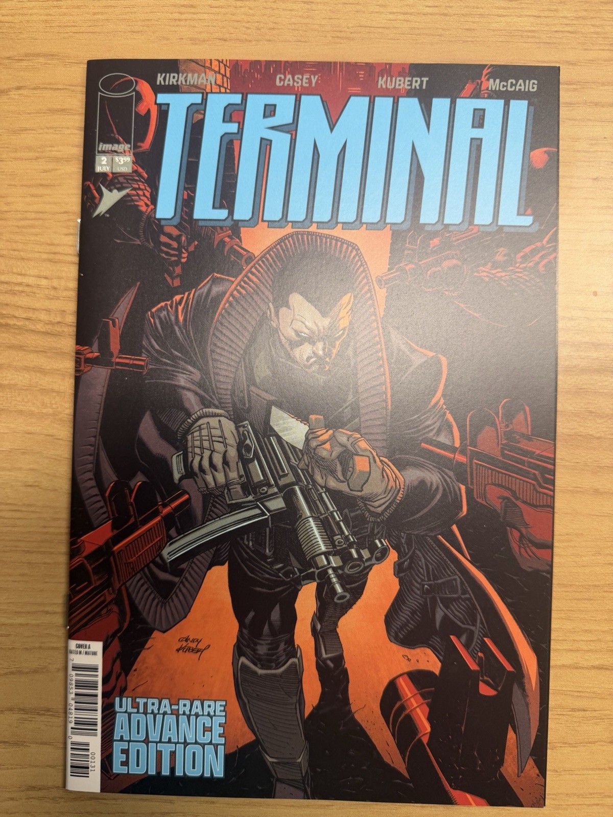 Terminal #2 Ultra Rare Advanced Edition Kubert Kirkman Image Comics 