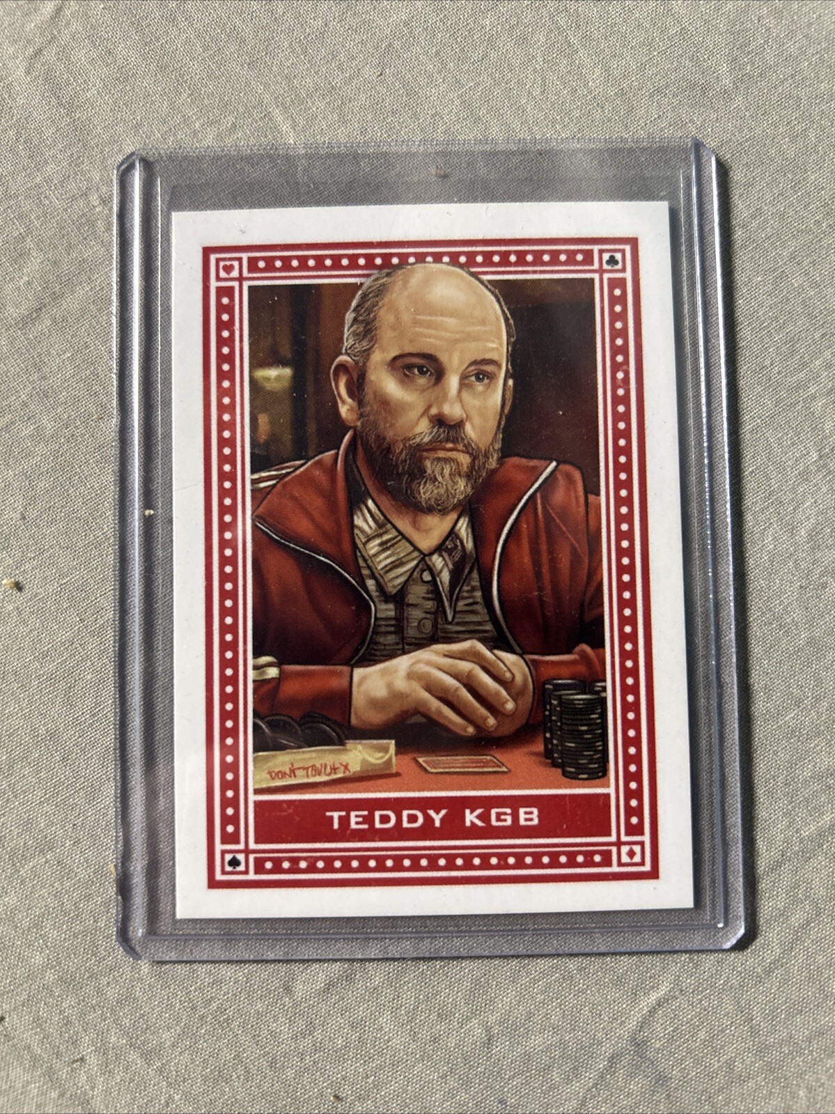 Cuyler Smith Teddy KGB  /80 Rounders Trading Card Series 6 #d 59/80 Sig