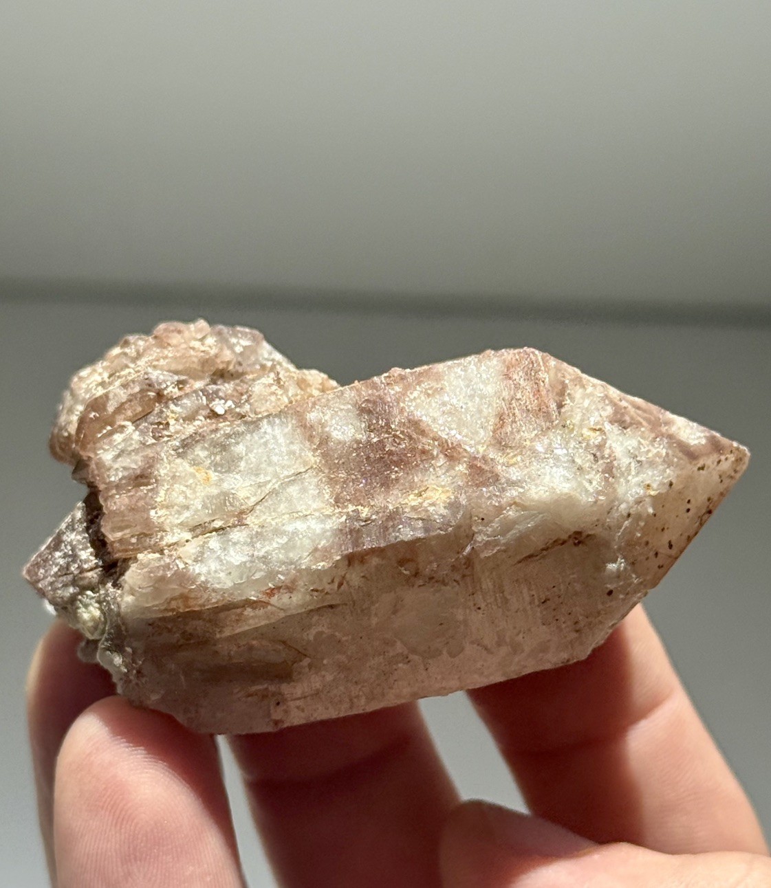 DT Hematite Quartz Crystal Red Feather Colorado 6.5cm - 92.4g - Video