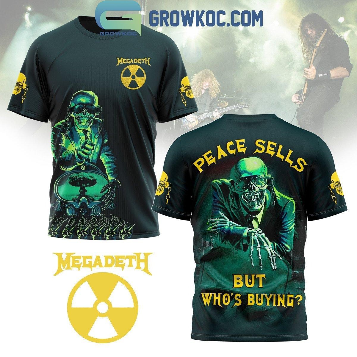 New Megadeth Peace Sells But Who's Buying 3D T-Shirt  All size