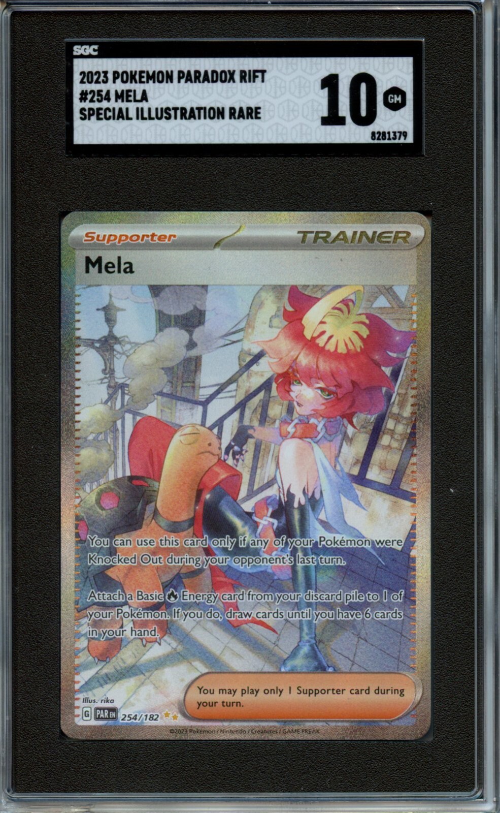 2023 Pokemon Mela Special Illustration Rare SGC 10