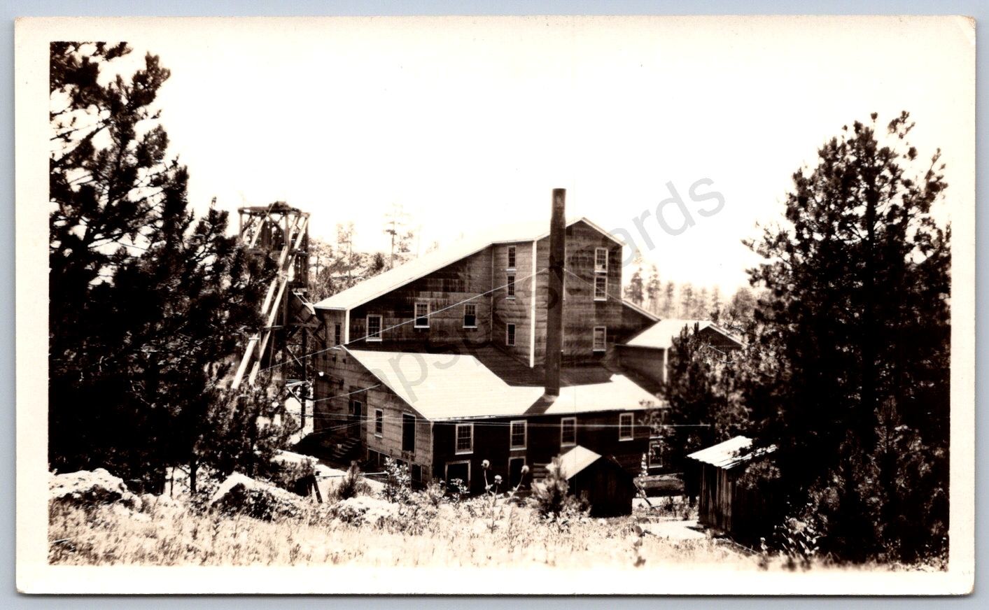 K42/ Lead South Dakota Non-Postcard Photograph c1910 Spokane Mine Mill 30
