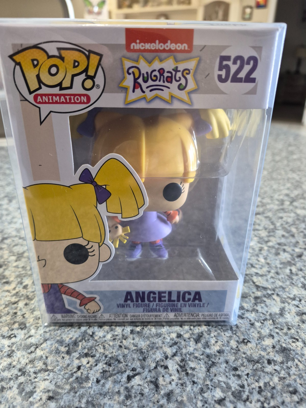 Funko Pop Animation Rugrats Angelica # 522 vinyl figure ( in Protector ) Funko Pop Animation Rugrats Angelica # 522 vinyl figure ( in Protector )