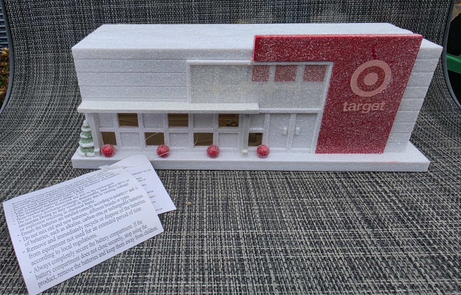 TARGET LIGHT UP MINI STORE CHRISTMAS VILLAGE--NEW WITH TAGS TARGET LIGHT UP MINI STORE CHRISTMAS VILLAGE--NEW WITH TAGS
