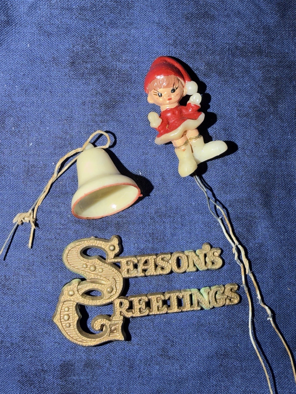 Vintage-1960s-MCM-Holiday Items-Gift Toppers/Floral Picks
