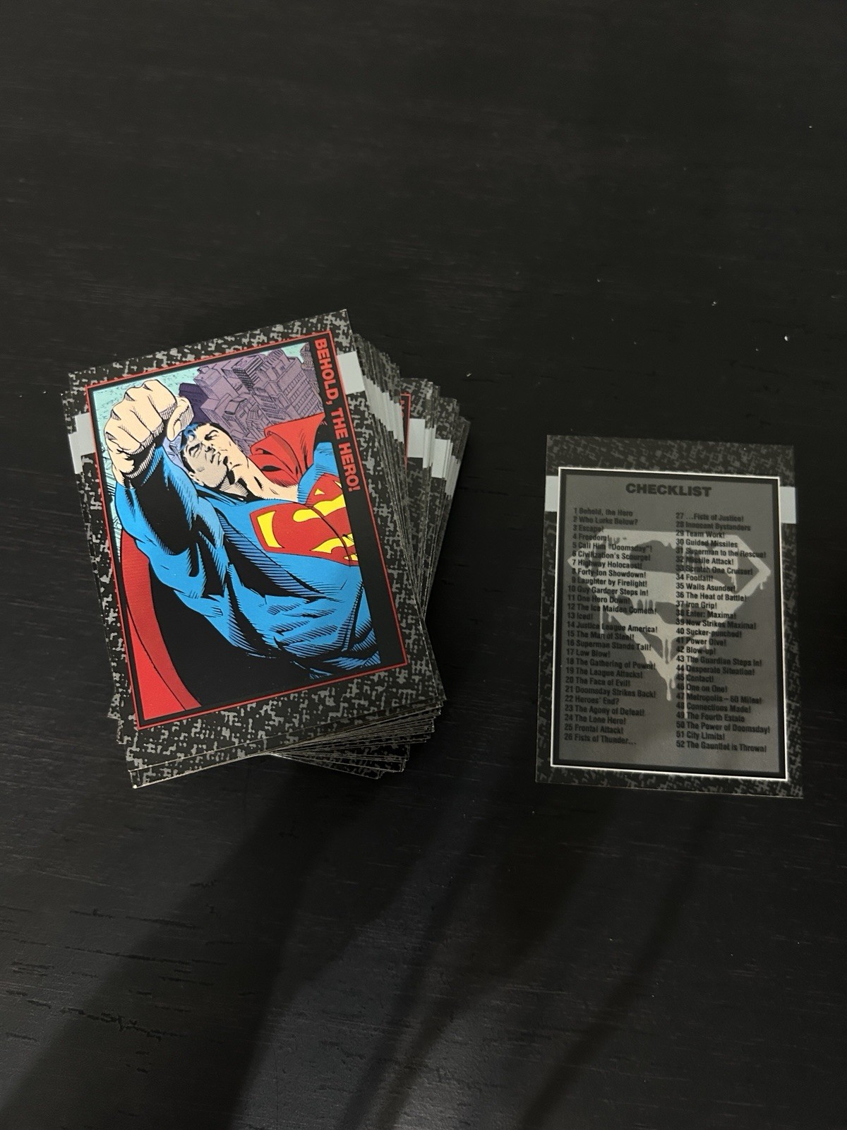 1992 SkyBox Superman Complete Trading Card Set 100 Cards DC Comics 1992 SkyBox Superman Complete Trading Card Set 100 Cards DC Comics