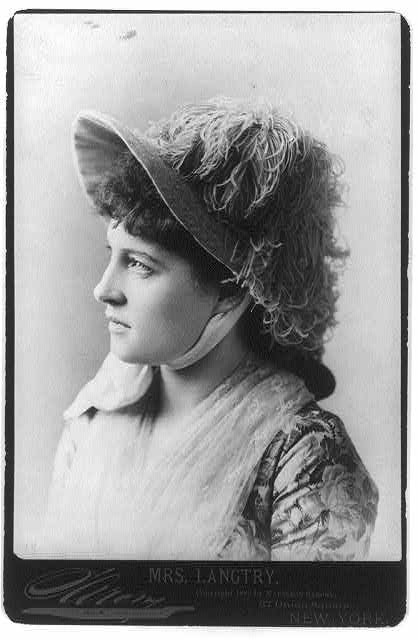 Photo:Lillie Langtry 1882 Portrait Head and Shoulders Facing Left