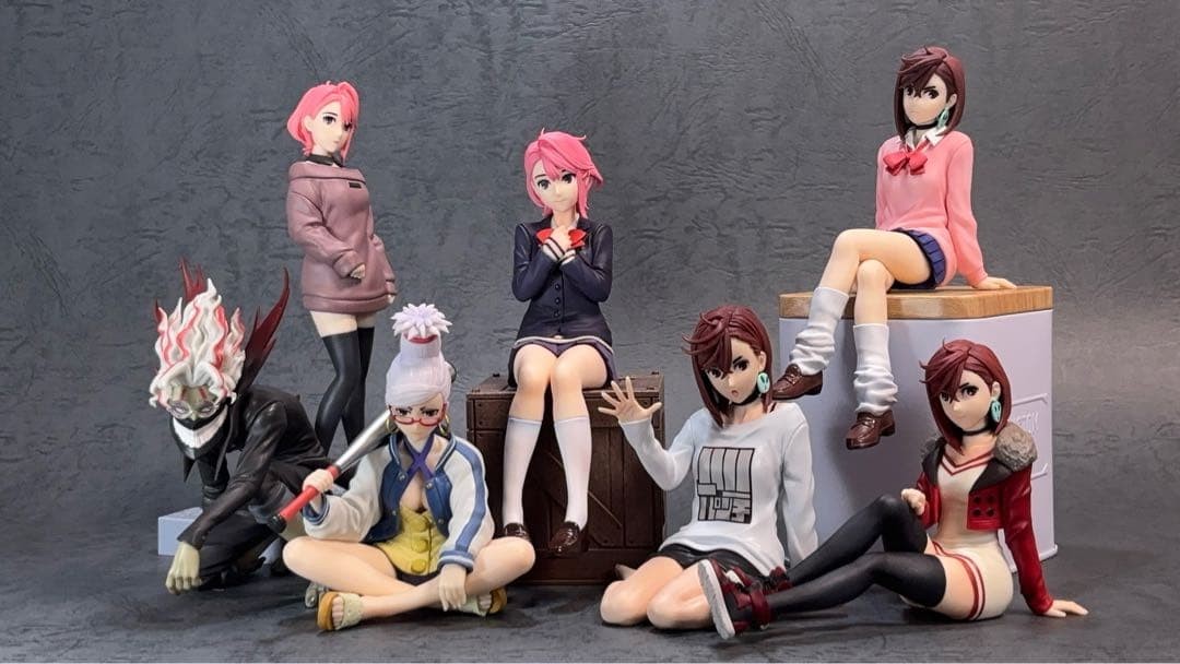 Dandadan Prize Figure Set of 7 Collectible Figures Fully Functional Japan Anime