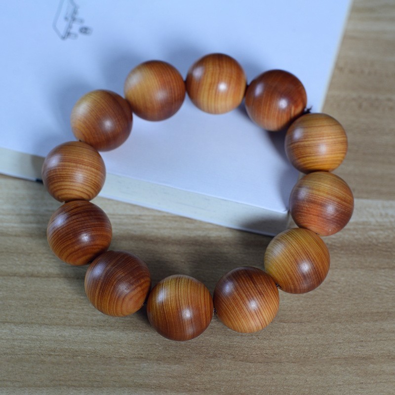 Taihang Mountain Cliff Cypress Plain Bead Bracelet Unisex  Prayer Beads