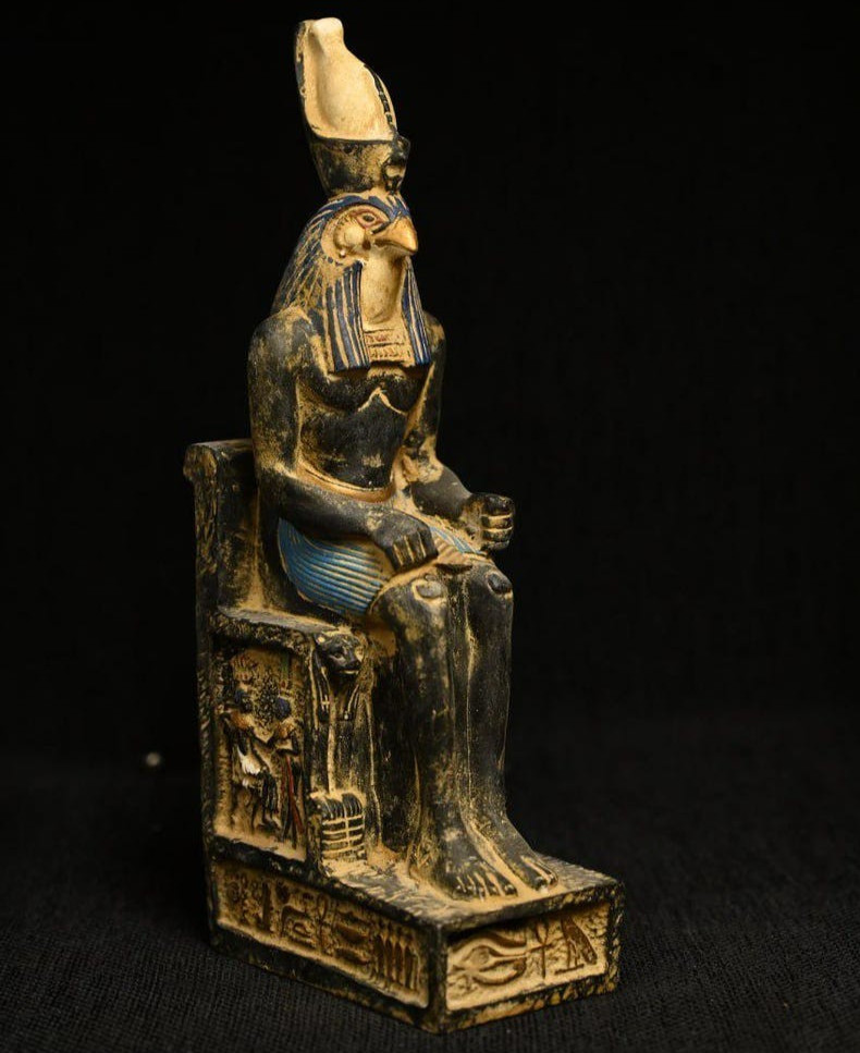 Authentic Ancient Egyptian Antique Rare God Horus Statue Figurine BC