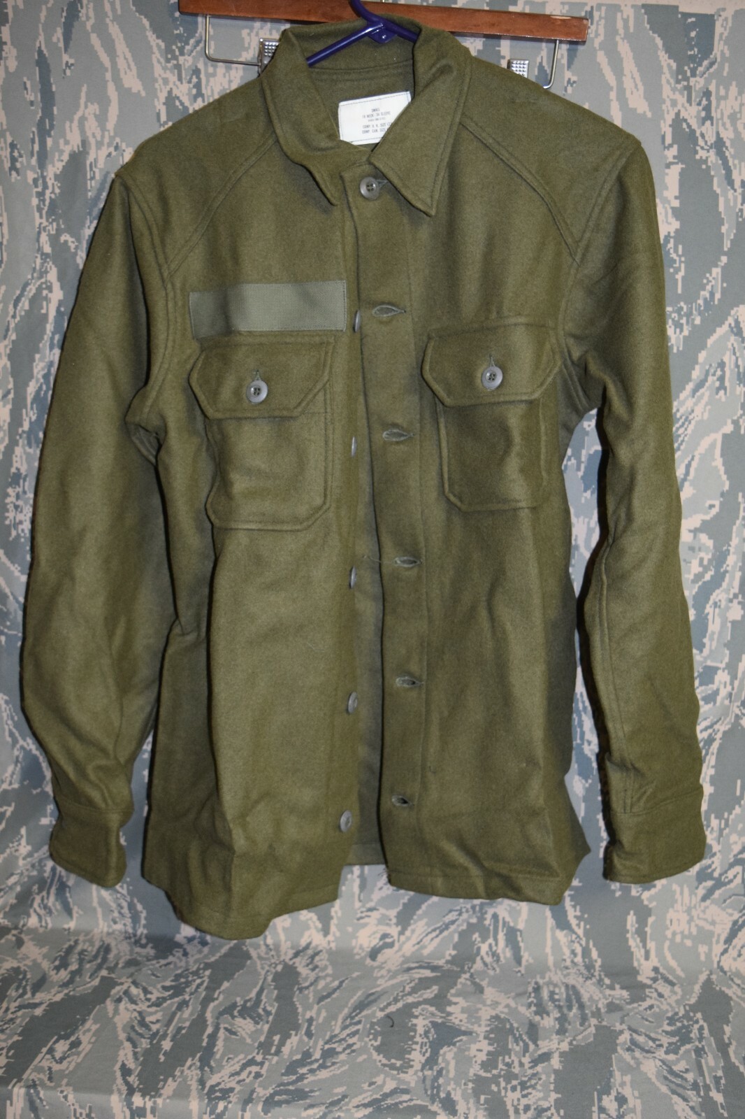 *shirt mans field wool-nylon small 1968