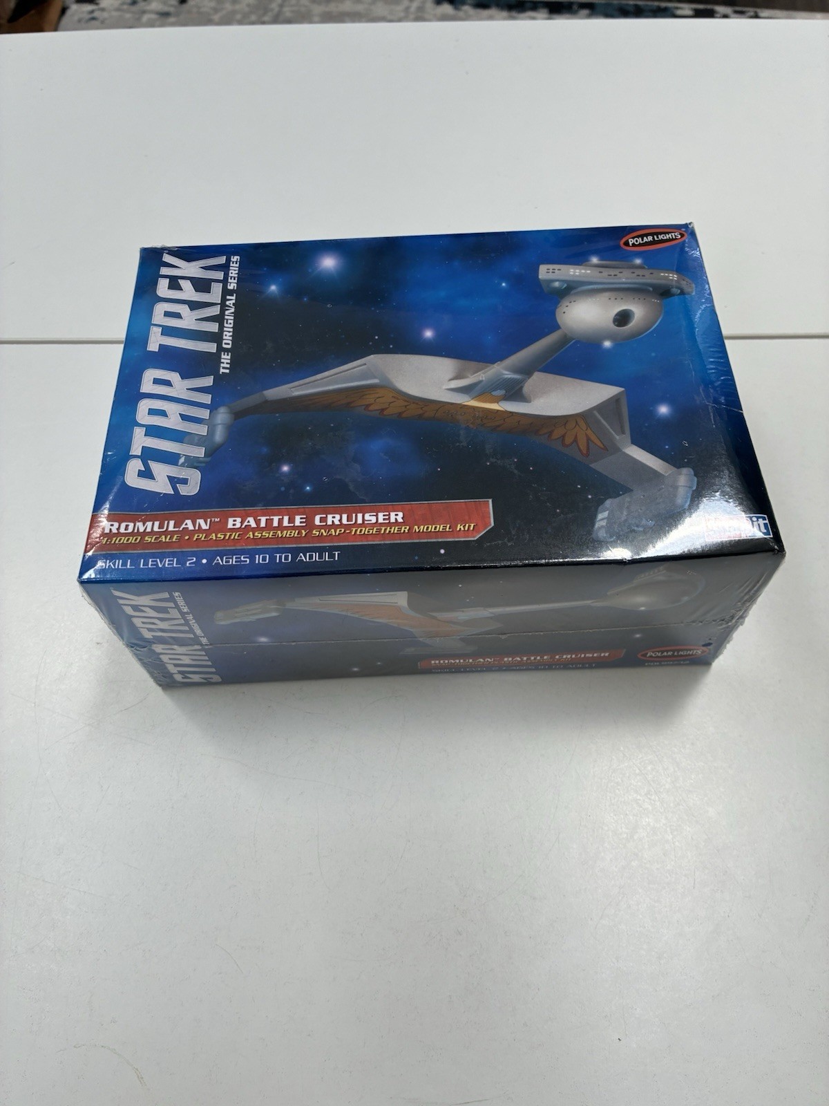 Discontinued 2013 Polar lights 897 Star Trek ROMULAN BATTLE CRUISER Model Kit Discontinued 2013 Polar lights 897 Star Trek ROMULAN BATTLE CRUISER Model Kit