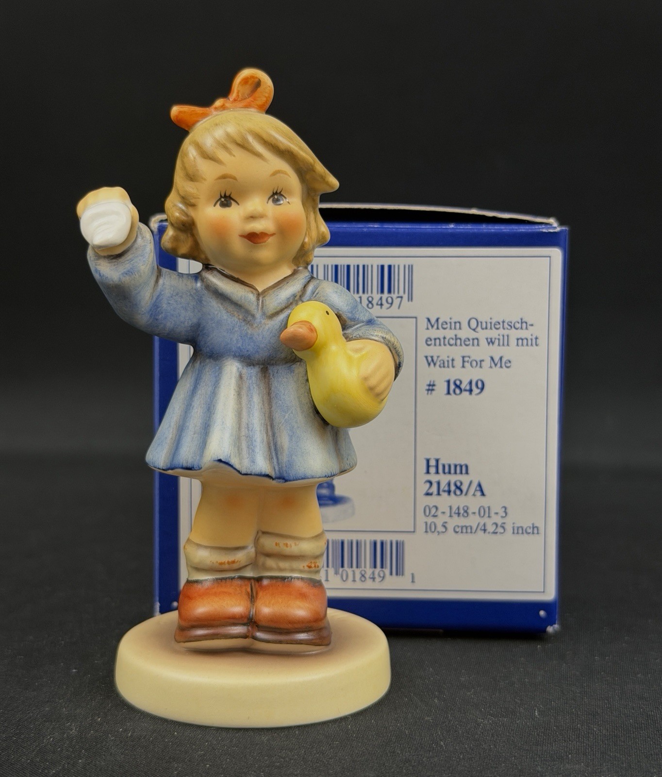 Goebel Hummel NIB Wait For Me 2148/A No Crazing 