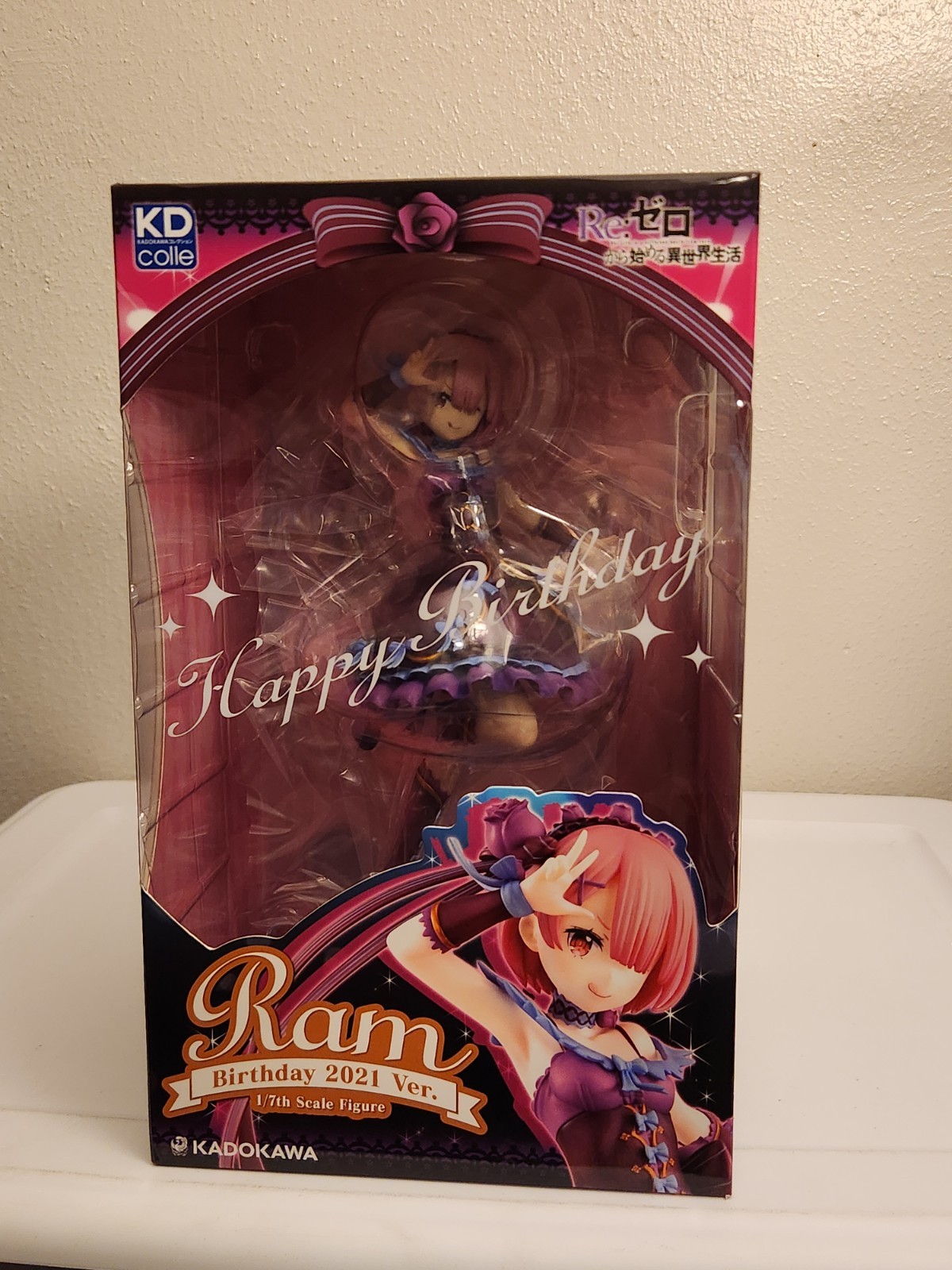 KADOKAWA Kdcolle Ram Birthday 2021 Ver. Re:ZERO 1/7 Scale Figure USA Seller