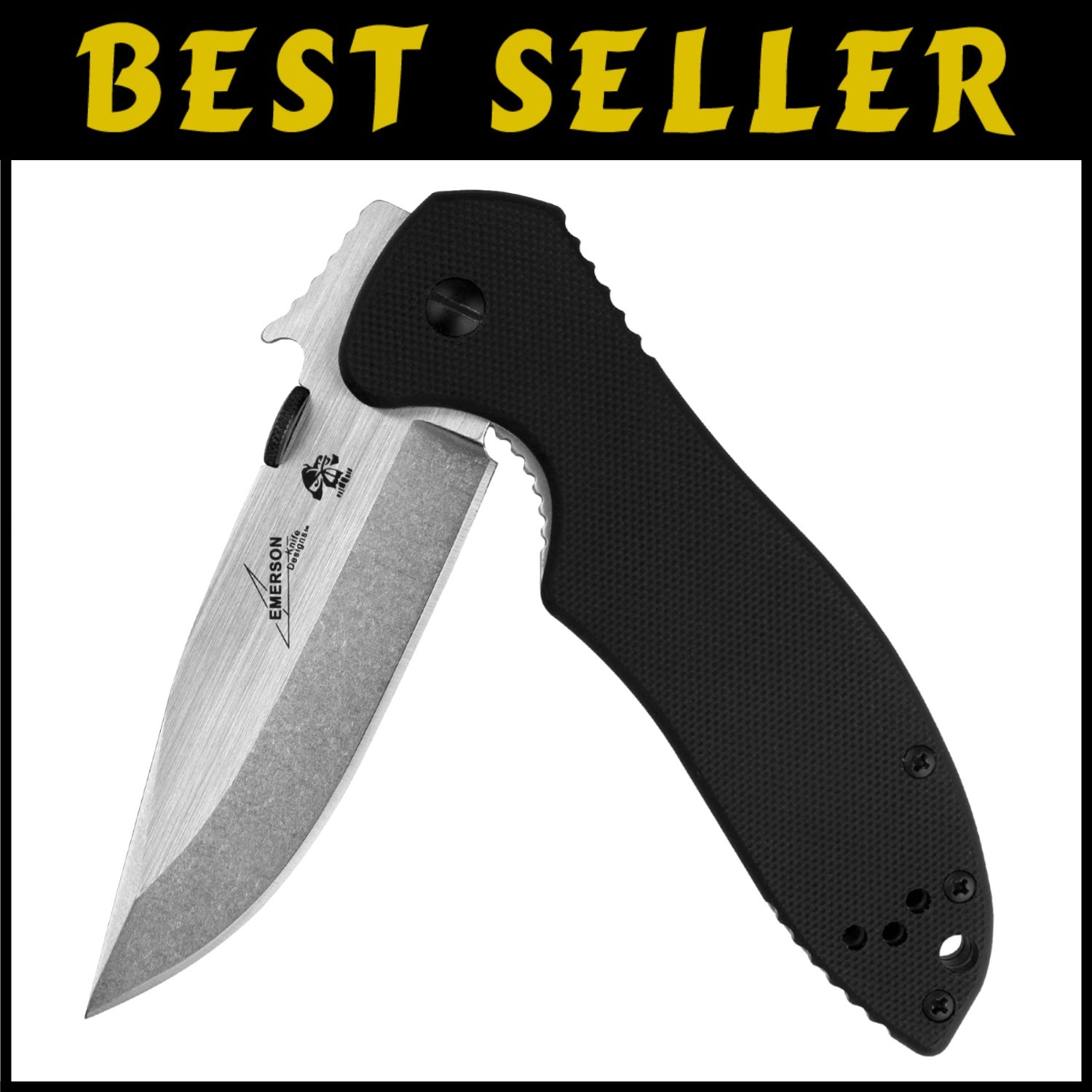 Emerson CQC-K Pocket Knife - D2 Steel Blade, Wave Opening==^-