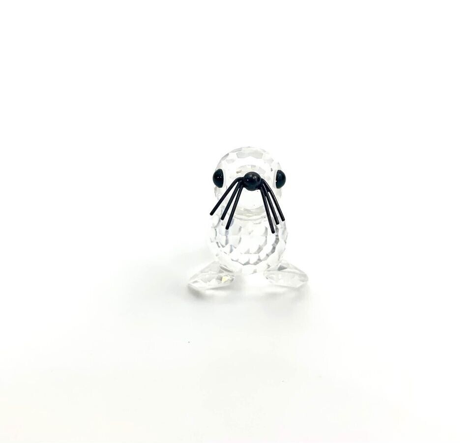 Swarovski Crystal Cute Seal Figurine Beautiful Collectible Gift