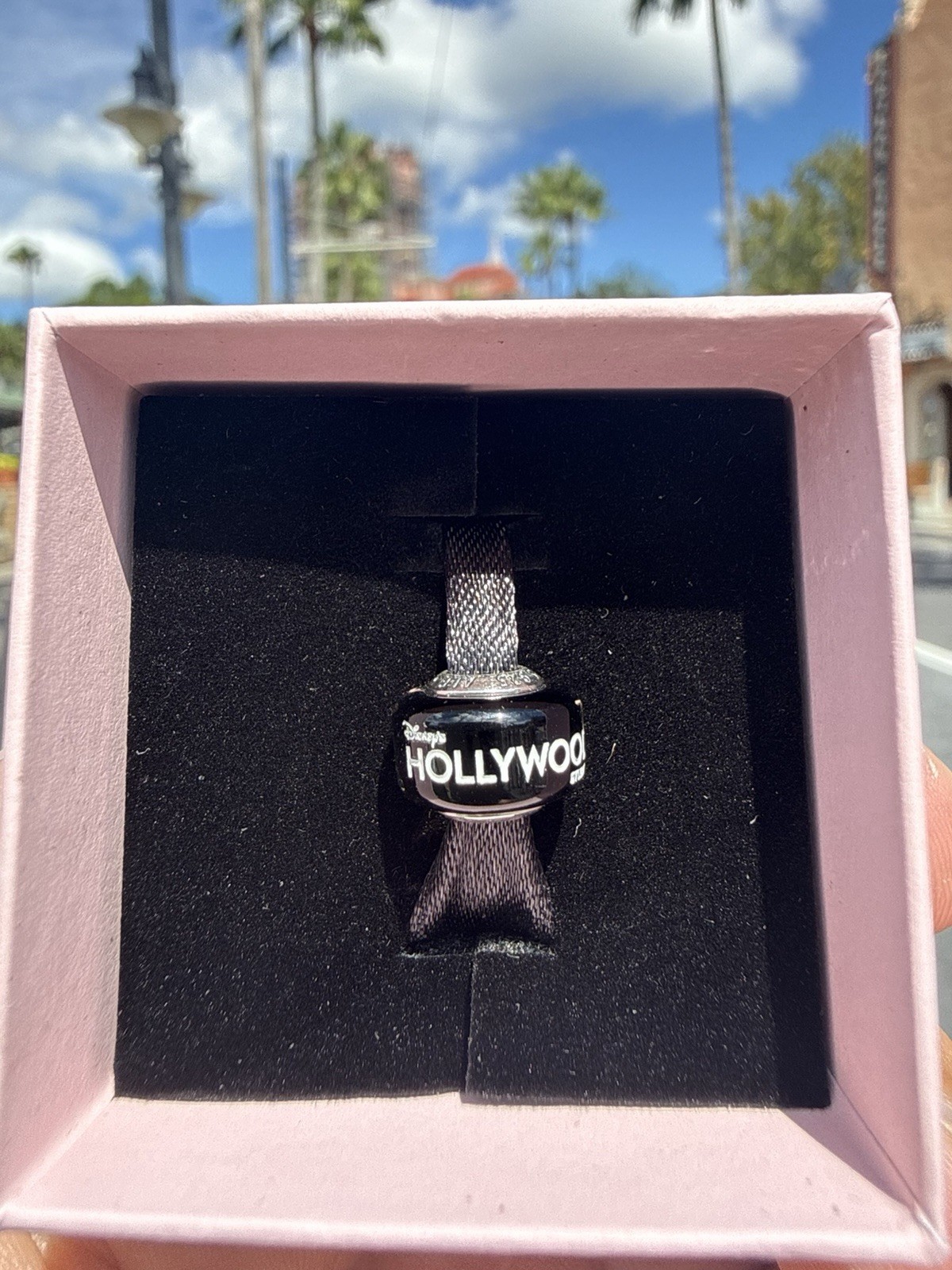 Disney Parks 2026 Pandora WDW Hollywood Studios Glass Charm New