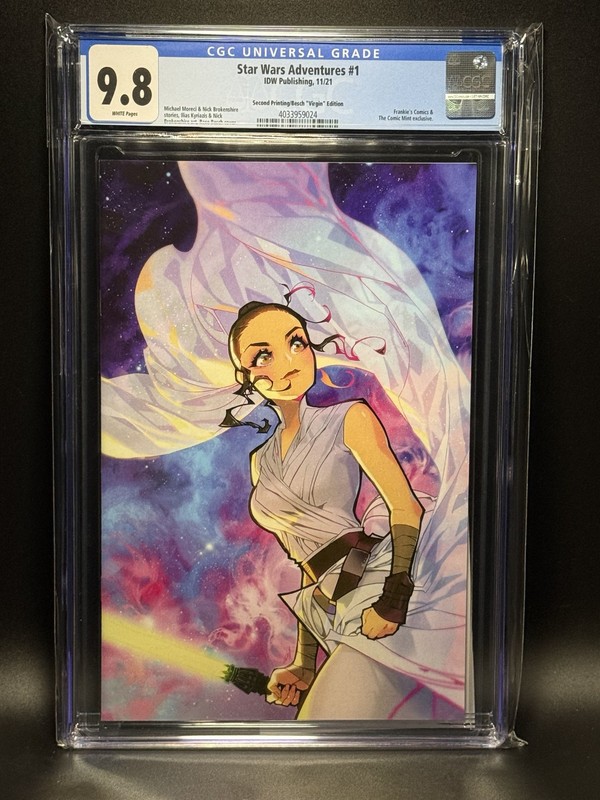 Star Wars Adventures #1 (2021) CGC 9.8 Rose Besch Virgin 2nd Print
