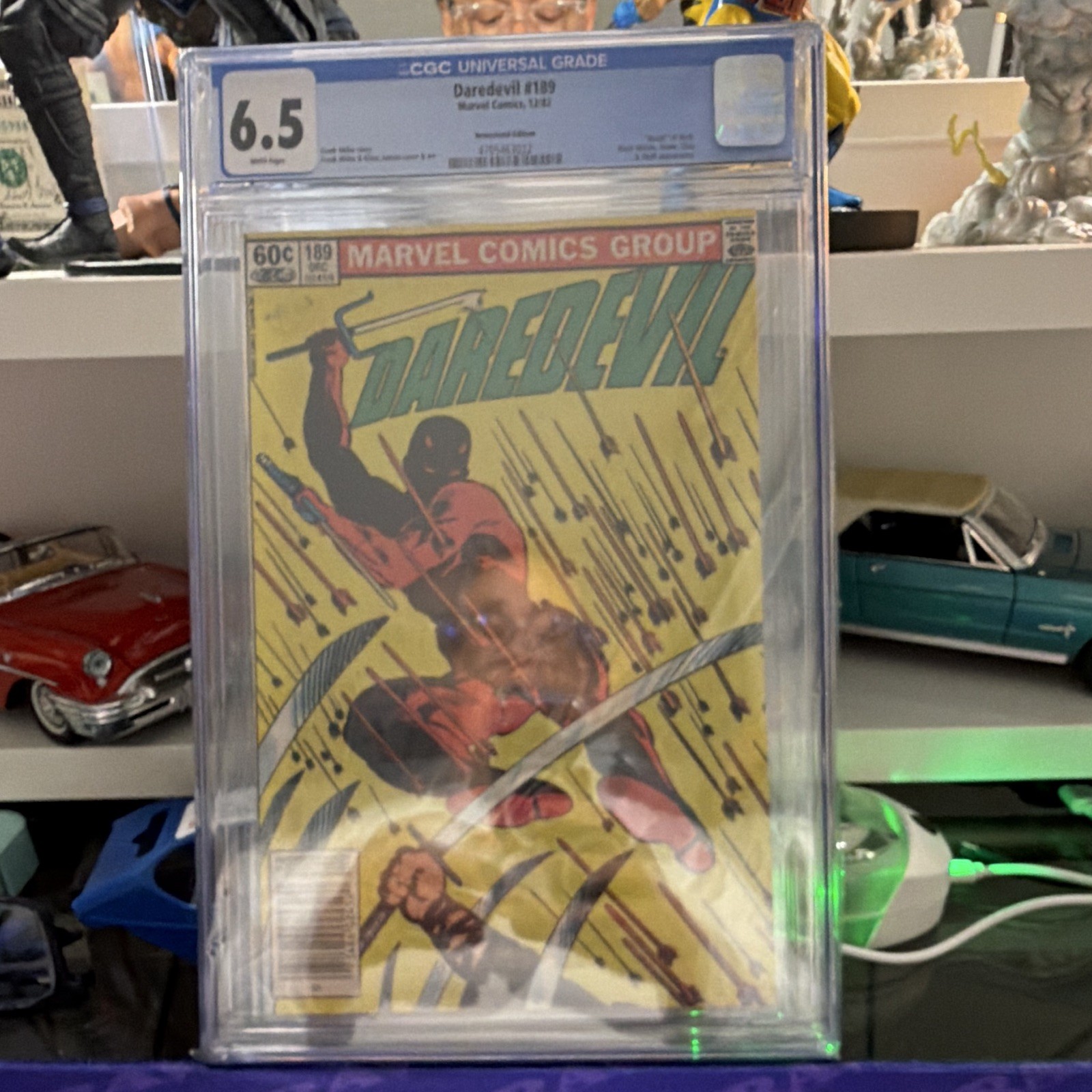 Daredevil #189 CGC 6.5 White Pages 1982 Marvel Comics Newsstand Variant Daredevil #189 CGC 6.5 White Pages 1982 Marvel Comics Newsstand Variant