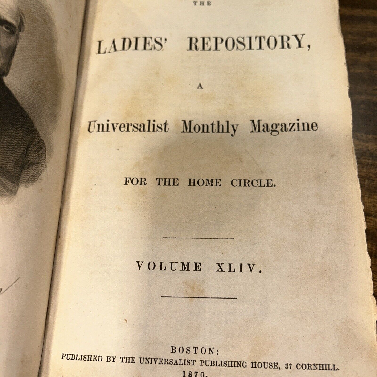THE LADIES\' REPOSITORY Universalist Monthly Magazine, JANUARY 1863 C. Sawyer