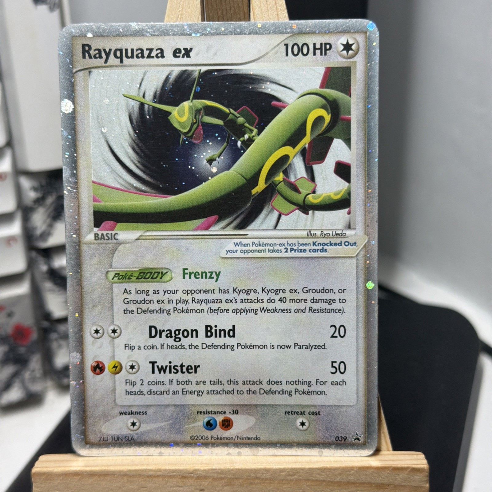 Pokémon TCG Rayquaza Ex 039 Black Star Promo Card