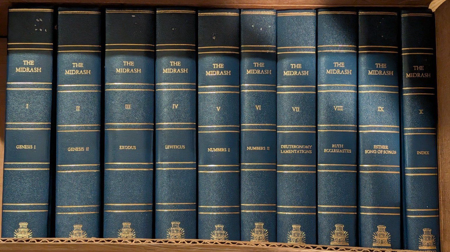 **COMPLETE** 10 Volume Soncino Midrash Rabbah English Translation Beautiful