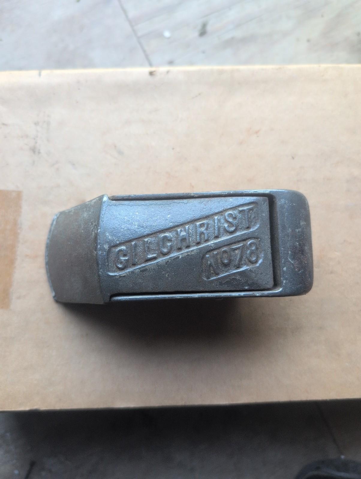 Vintage Gilchrist No. 78 Ice Block Shaver with Original Blade Used Good