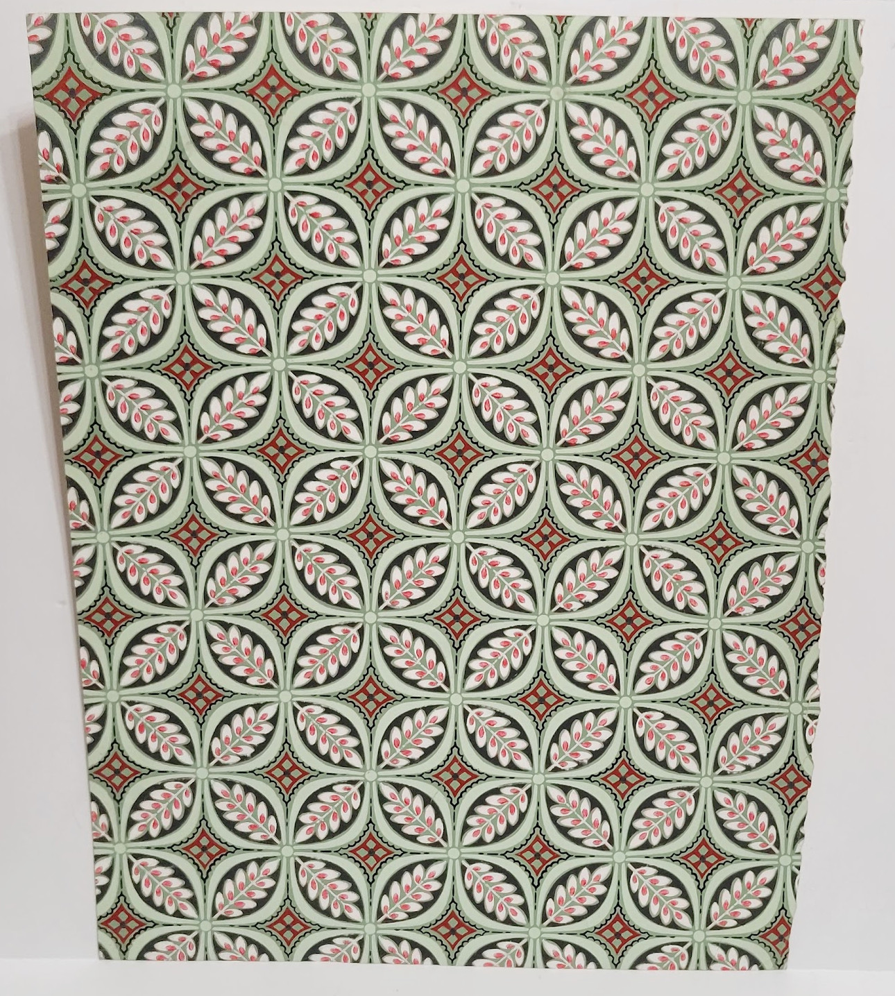 Vintage 1950s Lancastria Made in England RARE Wallpaper Sample Sheet Single Roll