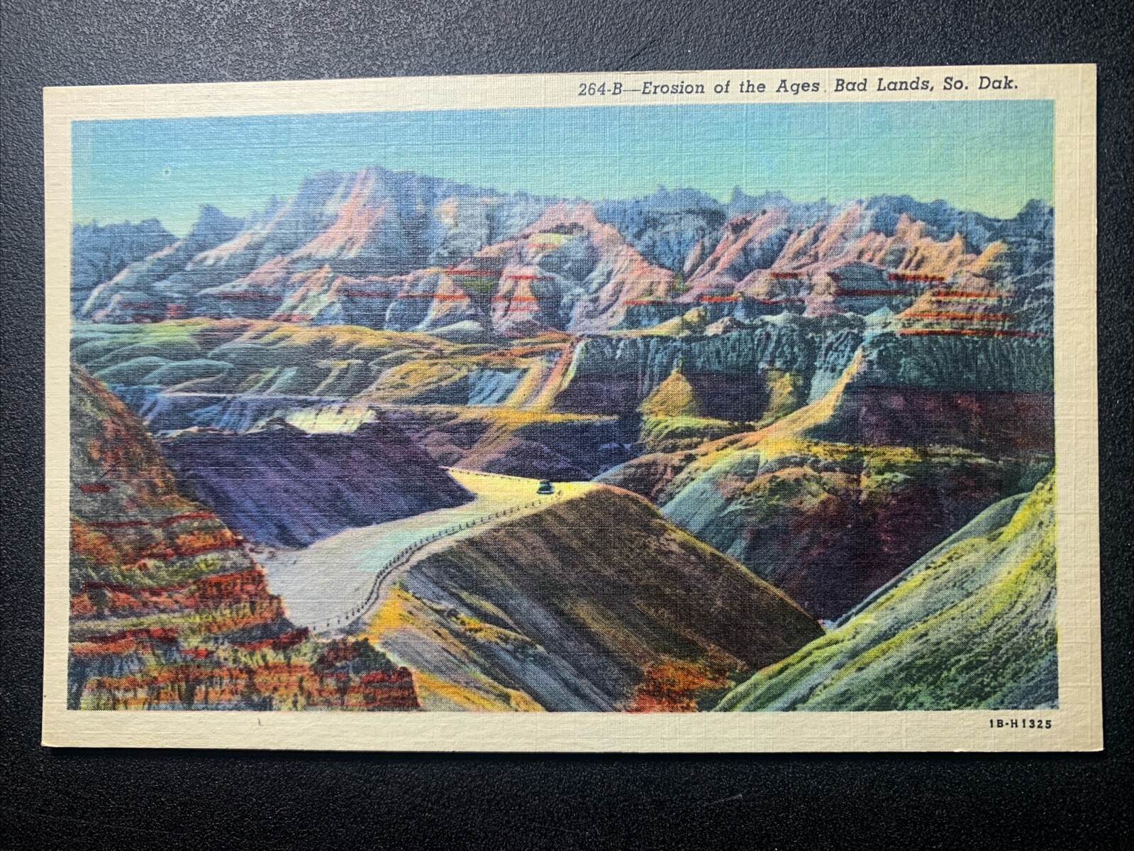 Vintage Postcard Erosion of the Ages Bad Lands South Dakota Collectible Souvenir