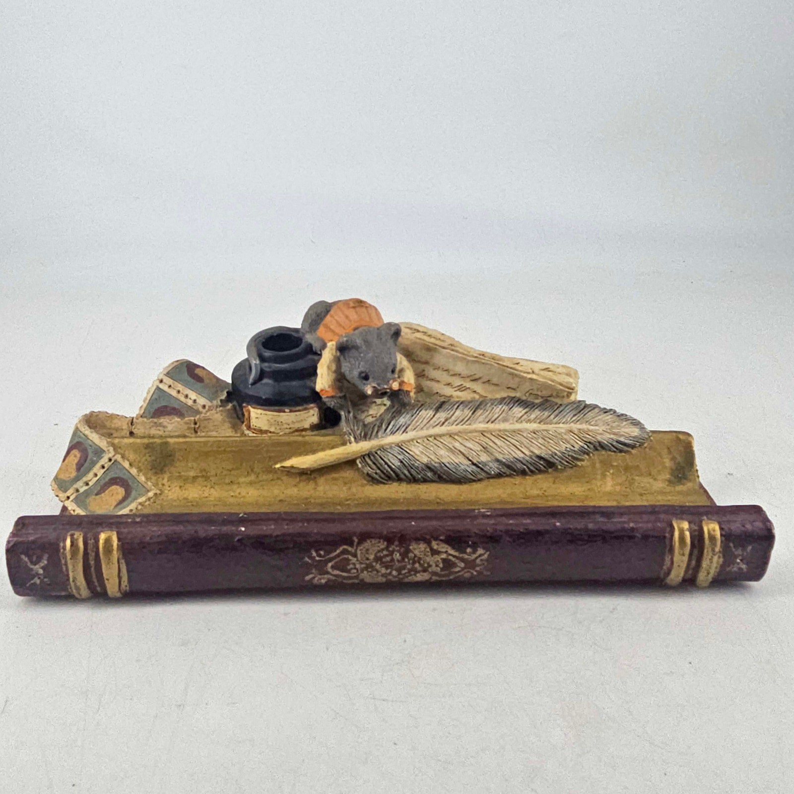 Vintage Figi Literary Friends desk organizer mouse pen holder 1998