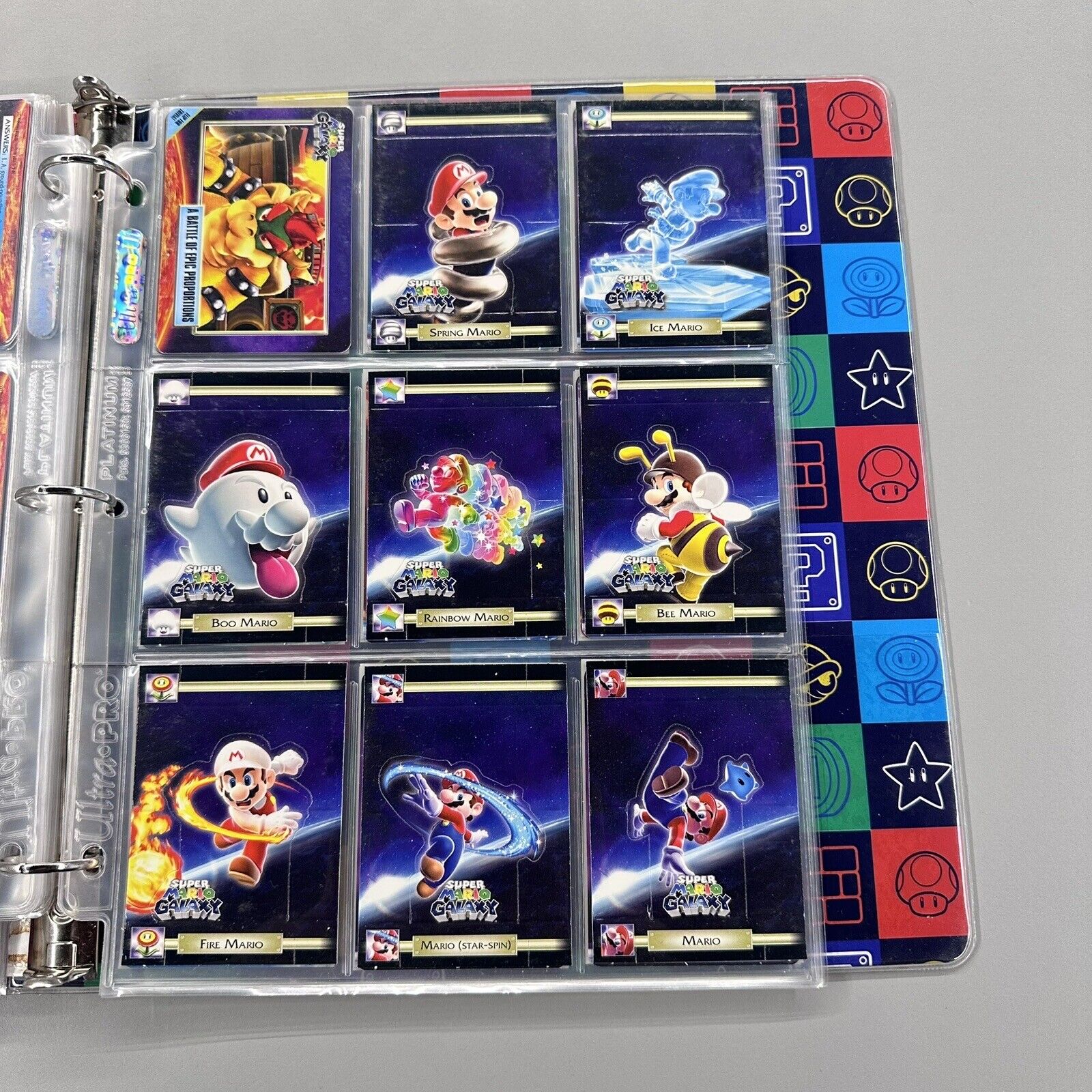2008 Enterplay Super Mario Galaxy Nintendo Trading Card Set 100% Complete