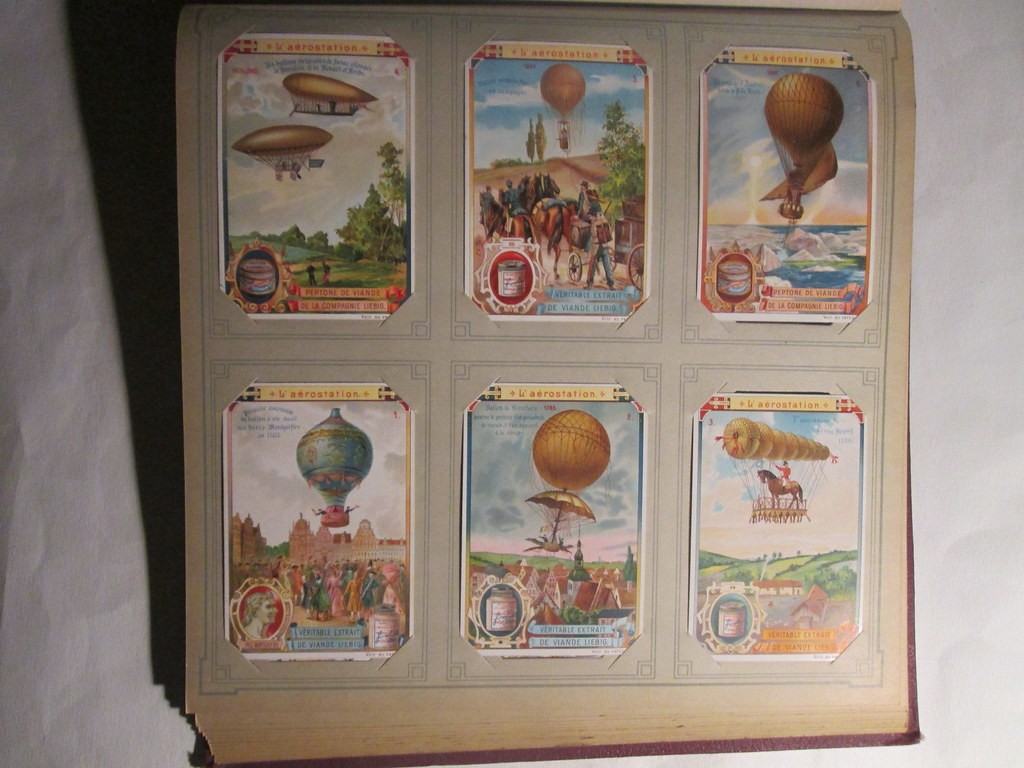 CHROMOS LIEBIG - Complete 610 Series - 1900 The Aerostation