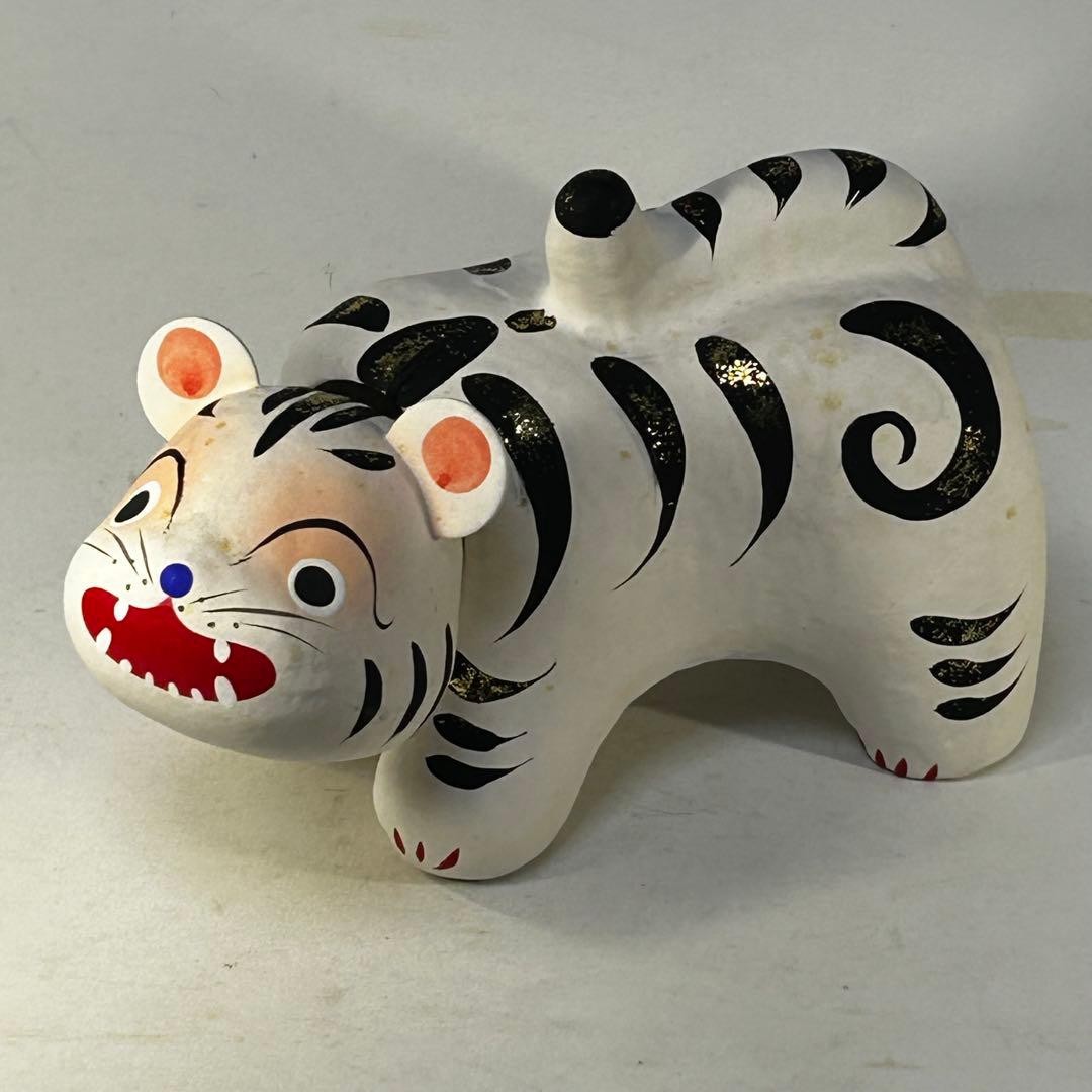 Japanese Hariko Nodding Tiger Folk Figure 23cm Collectible 15+