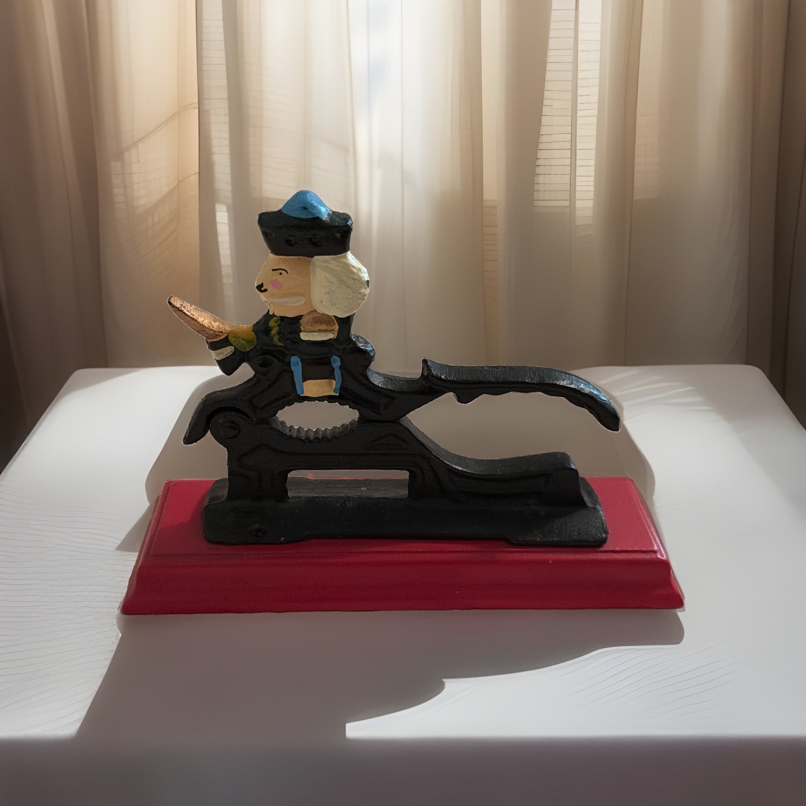 Cast Iron Figural Nutcracker With Soldier Character