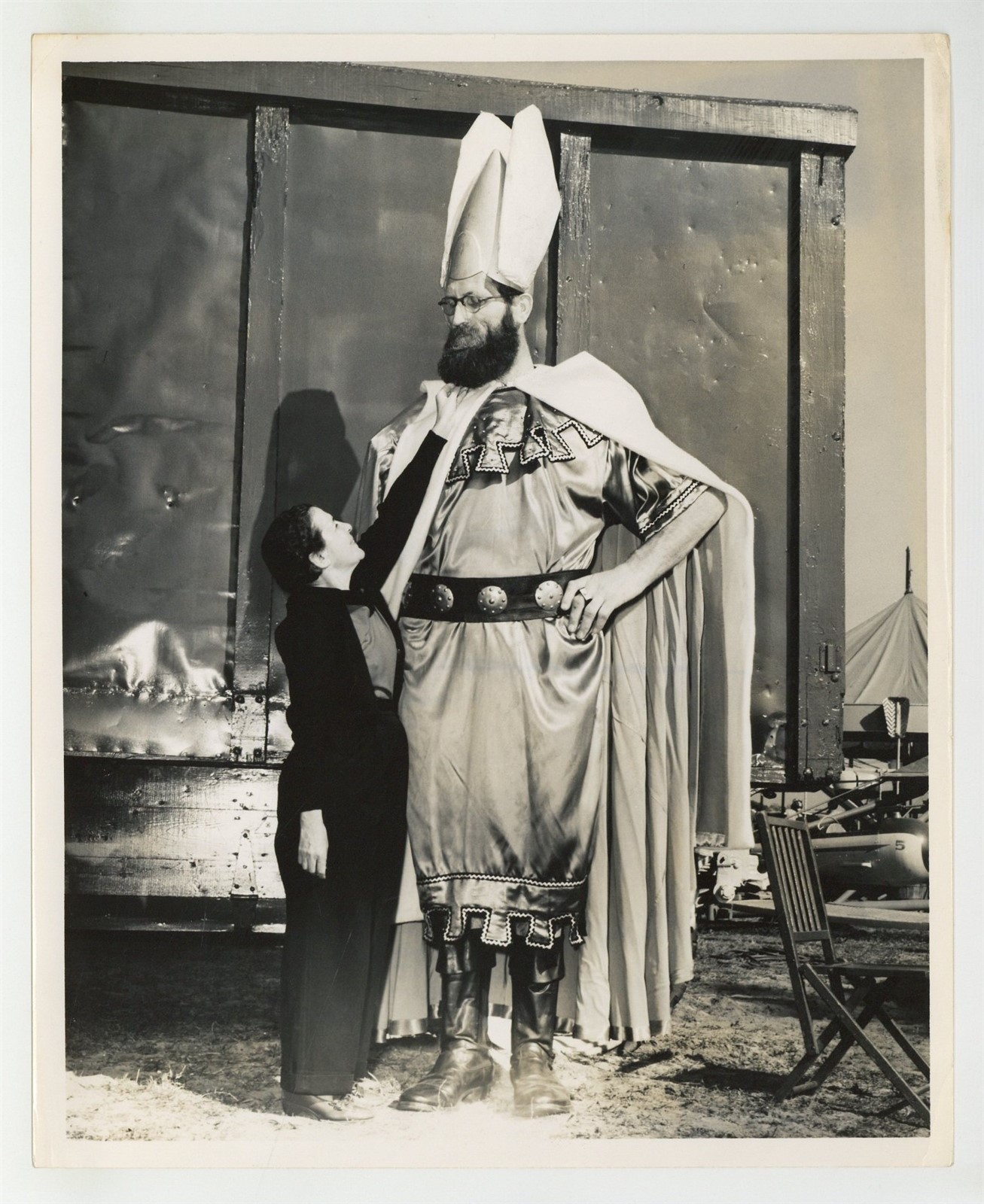 Johann Petursson 1958 Circus Viking Giant Wrestler Iceland 8x10 Photo J14814