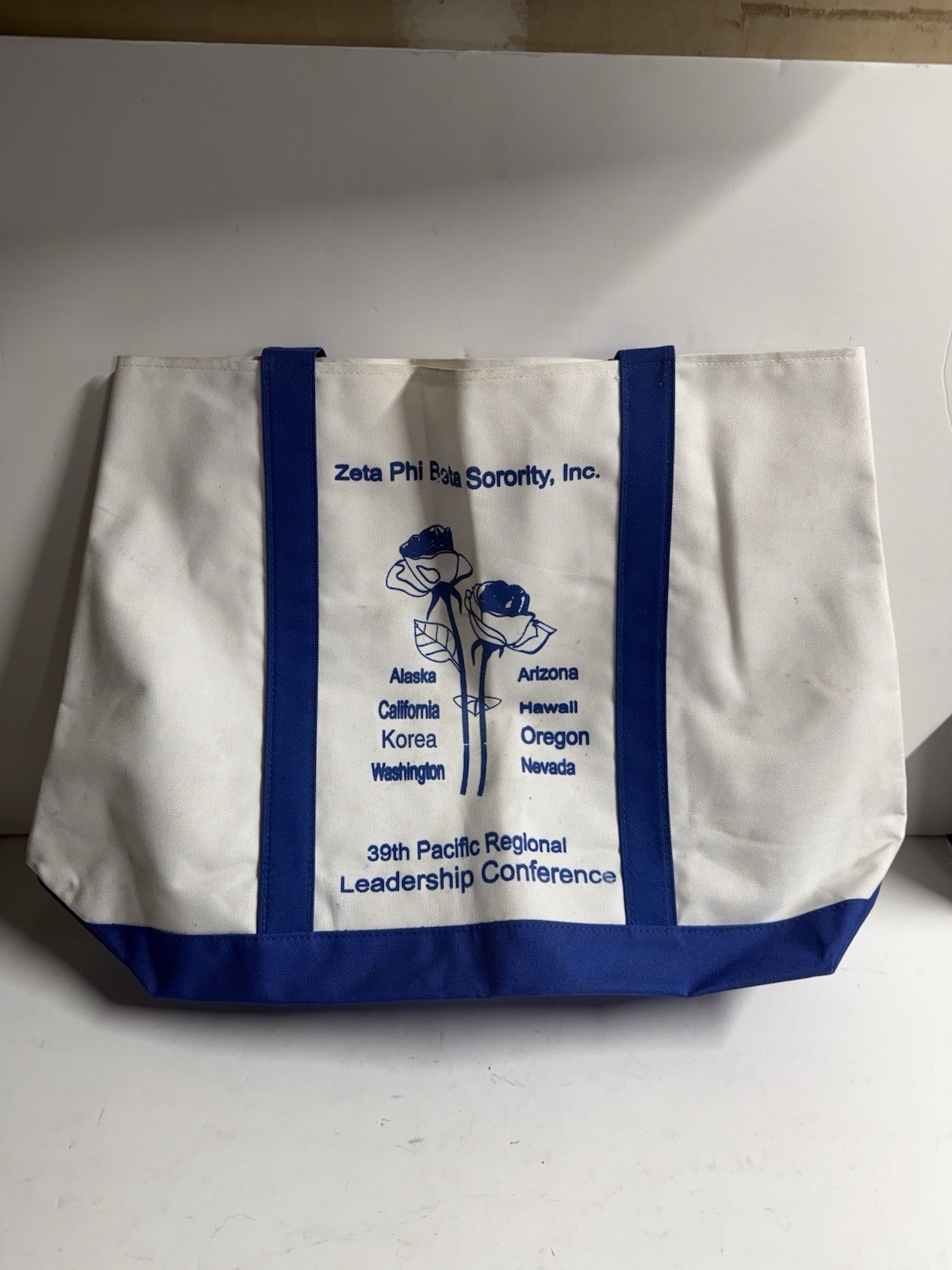Vintage Zeta Phi Beta Sorority Amicae Pacific Leadership Conference Tote Bag