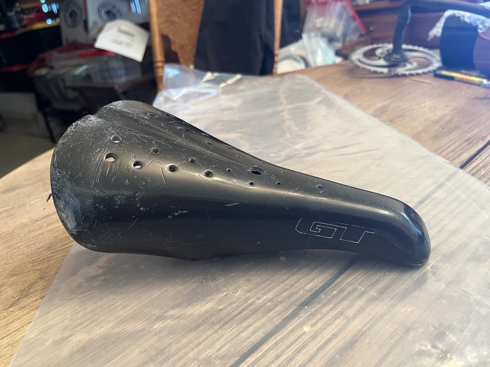 Rare 1991 GT JR PERFORMER SEAT Viscount 2167 Black Old School BMX Dyno,Pro