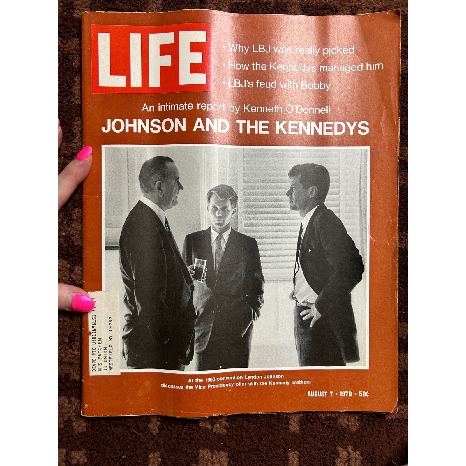 Vintage LIFE Magazine August 7 1970 LBJ JFK Robert Kennedy History Collectible Vintage LIFE Magazine August 7 1970 LBJ JFK Robert Kennedy History Collectible