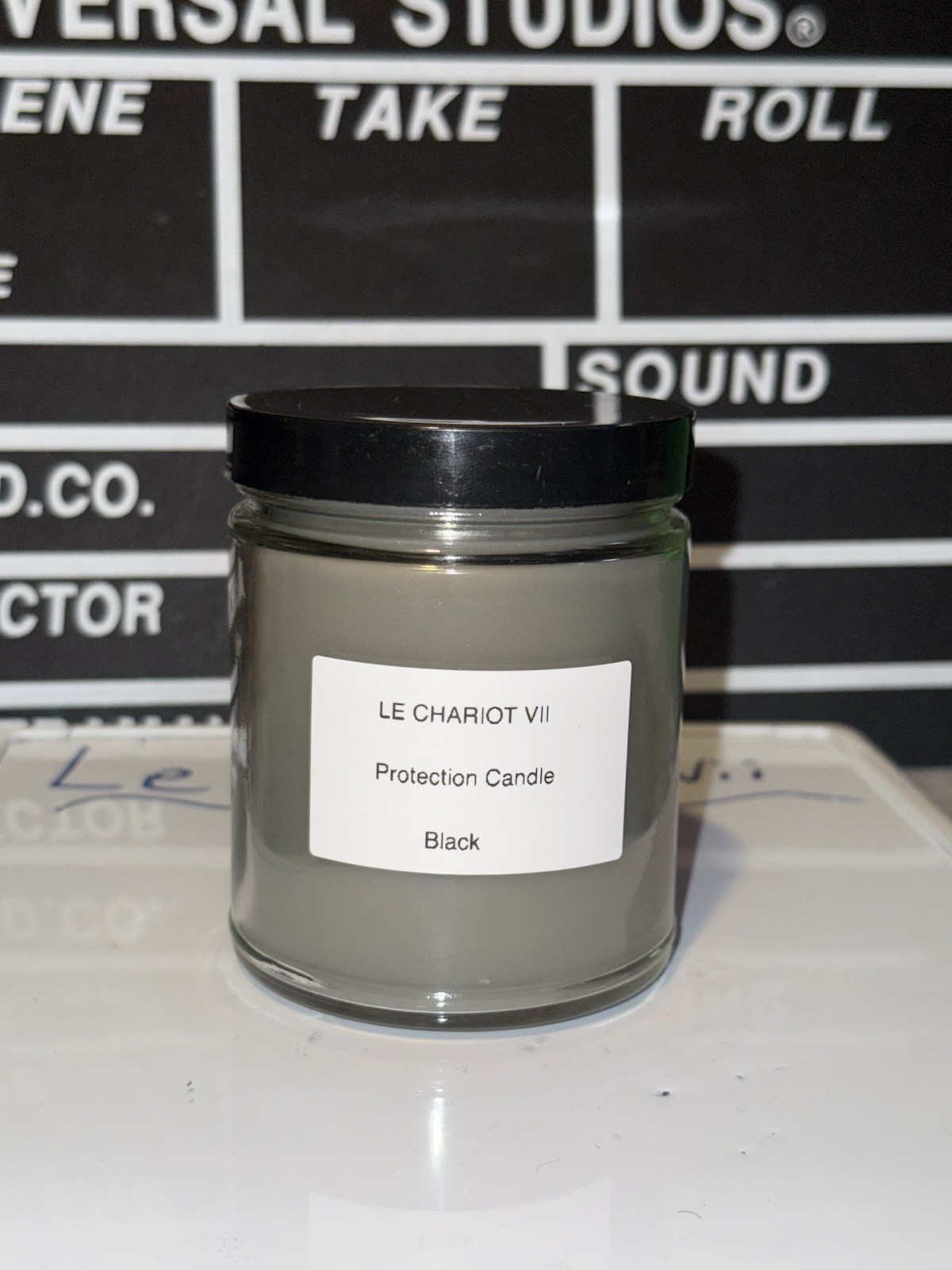 Protection Candle Banish Evil Spirits Bring Peace and Tranquility (Black) New