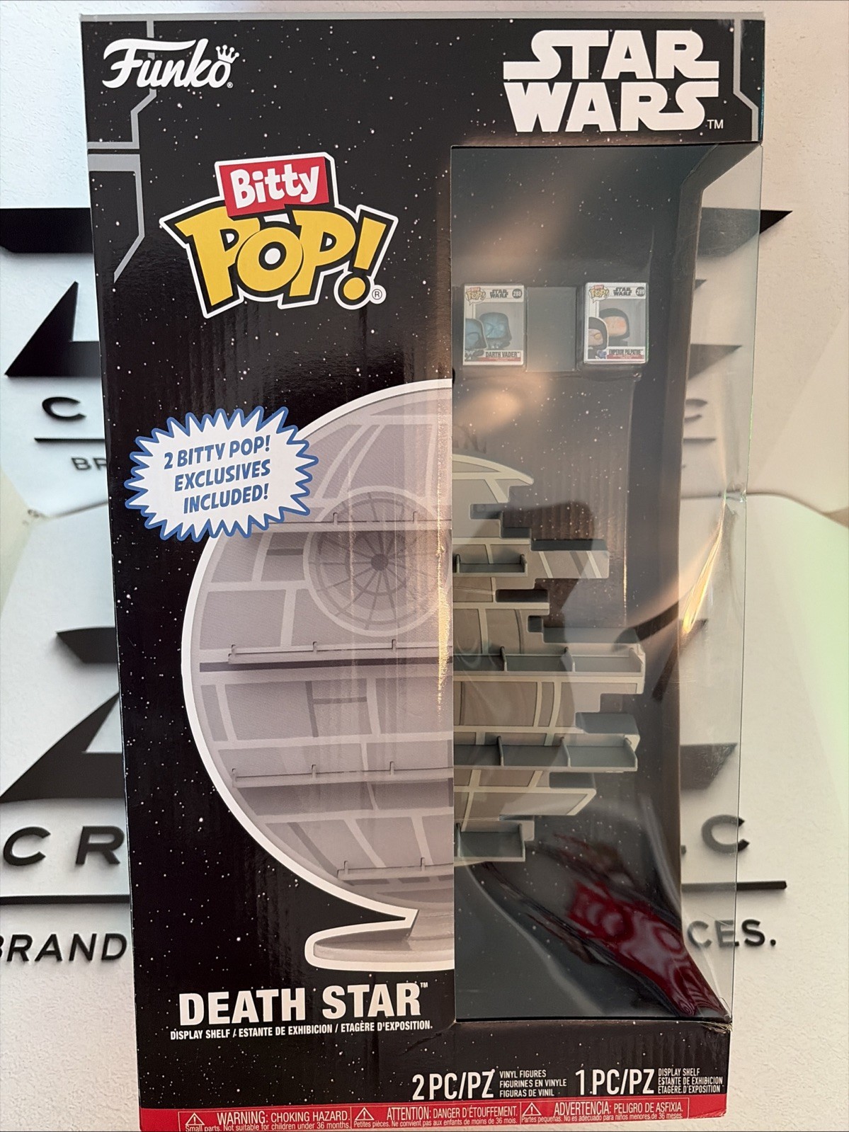 New Funko Bitty Pop Star Wars Death Star Display 2 Exclusive Bitty Pop Included