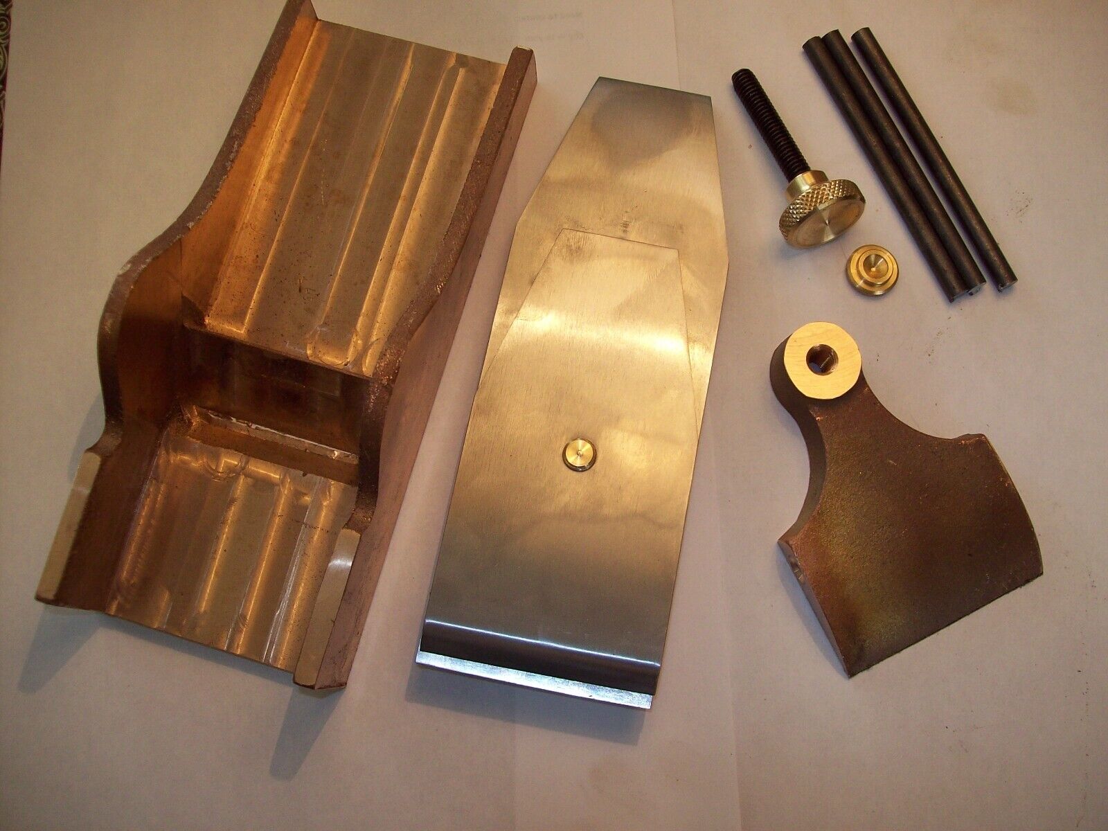 infill plane kit cast bronze with blade adjustment mechanism new reproduction