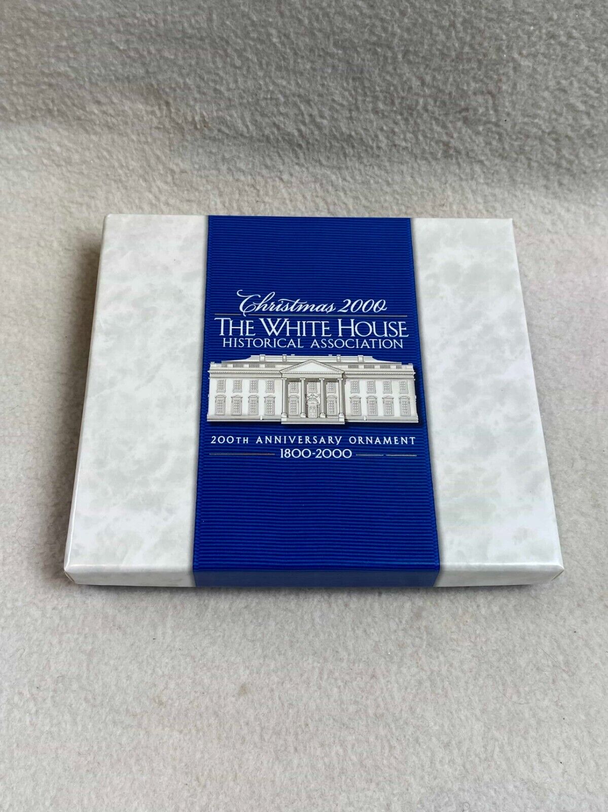 Vintage Christmas 2000 The White House Anniversary Ornament (new in box)