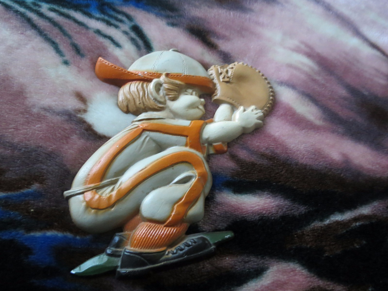 vintage Rustic 1971 sexton catcher wall plaque