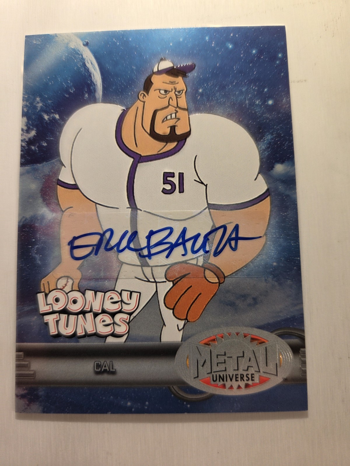 Eric Bauza As Cal 2024 Fleer Retro Looney Tunes #Rmu-35 Gold Autograph#29/50