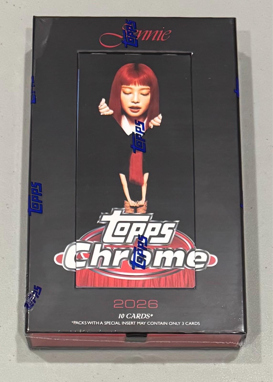 2026 TOPPS CHROME x JENNIE Hobby Box New Factory Sealed - In Hand - Fast Ship