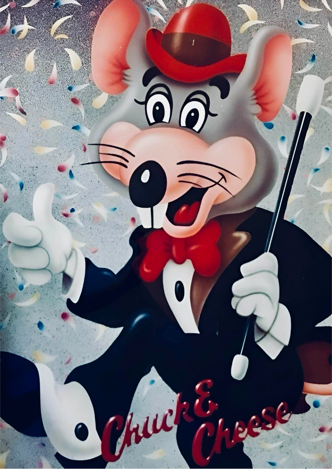 Chuck E. Cheese/Showbiz Pizza Inc.  Chuck E. Confetti Poster 8x10