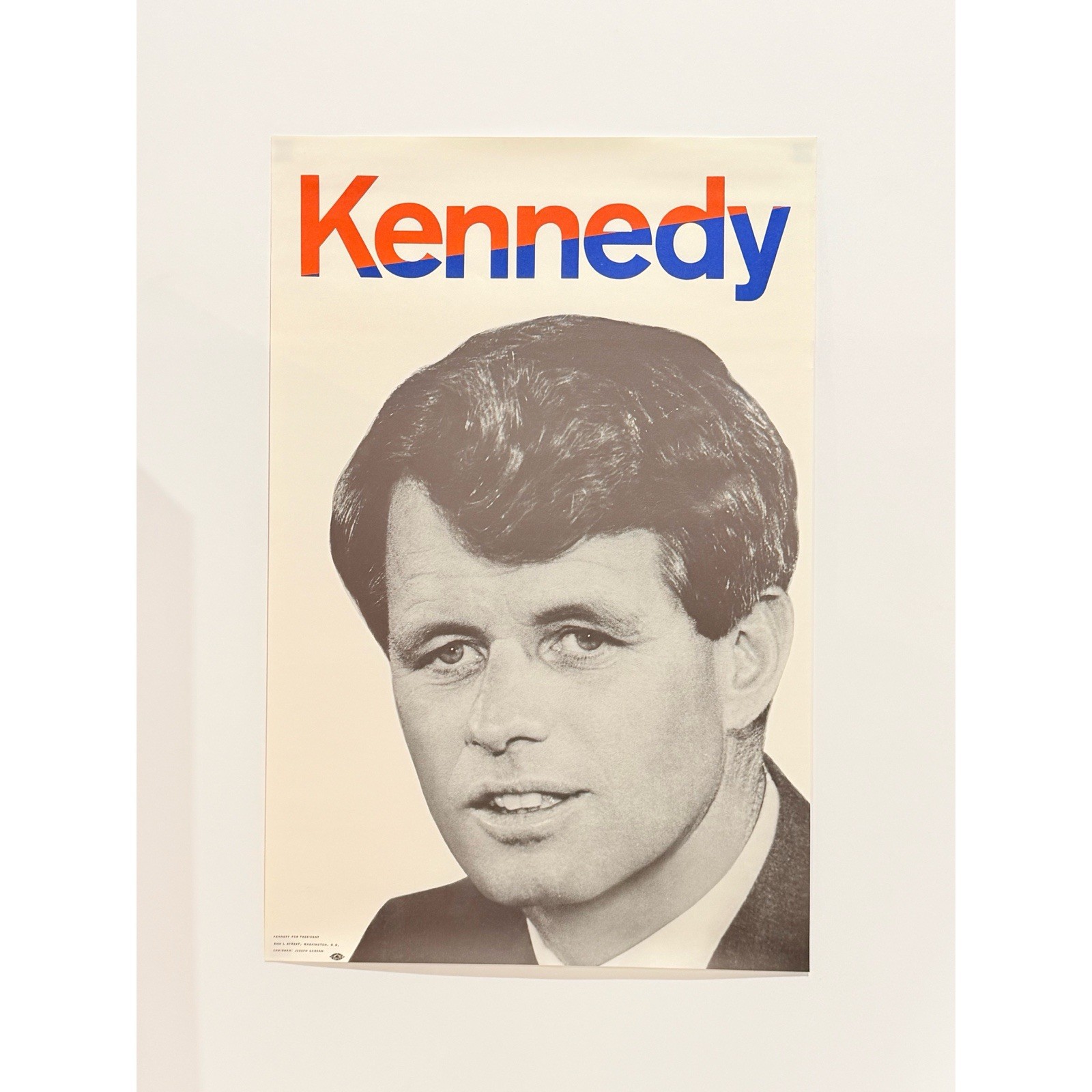 1968 Robert “Bobby” Kennedy Presidential Campaign Poster + Flyer 12.25” x 18.75” 1968 Robert “Bobby” Kennedy Presidential Campaign Poster + Flyer 12.25” x 18.75”