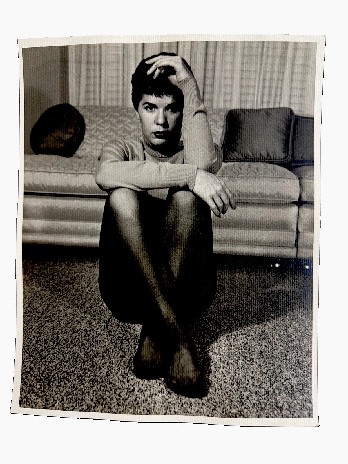 Vintage 1950s Model 8”x10” B&W Photo Vintage 1950s Model 8”x10” B&W Photo