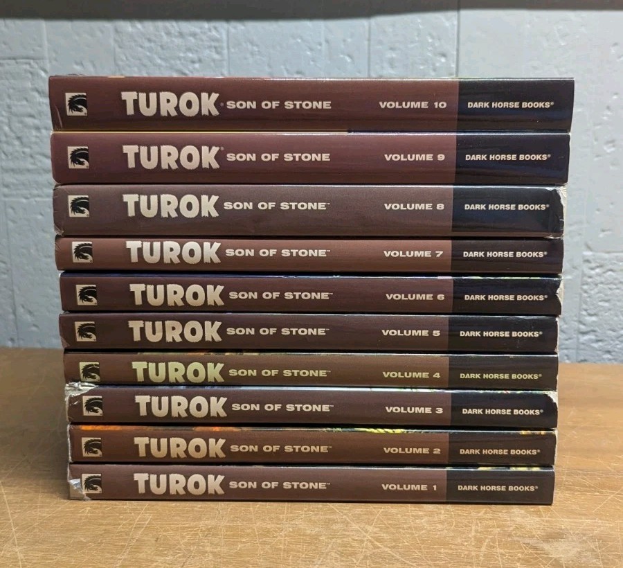 Turok Son of Stone Archives Volumes 1-10 Complete Set Series Books HB Dark Horse